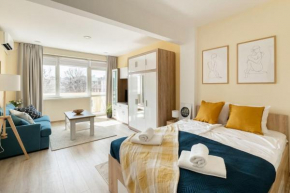 NEW Central located peaceful 1BDR Self check-in Sofia